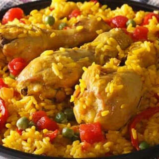 Arroz con pollo tradicional